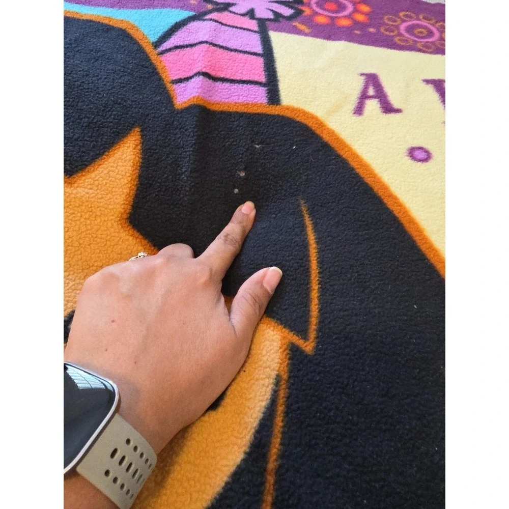 2004 Dora The Explorer And Boots Fleece Blanket Nick Jr 54x48‎ Inches